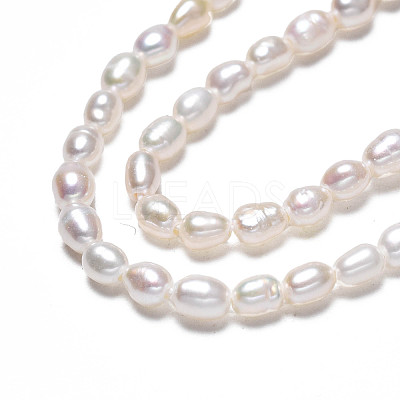 Natural Cultured Freshwater Pearl Beads Strands PEAR-N012-02G-1