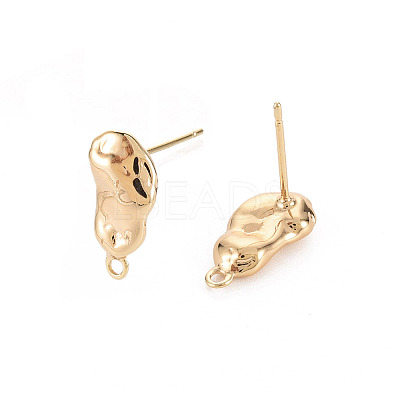 Brass Earring Findings KK-S356-442-NF-1