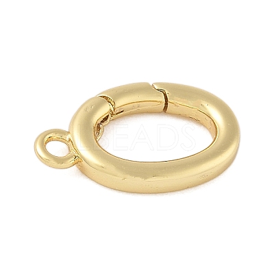 Brass Spring Gate Ring KK-L245-04G-01-1