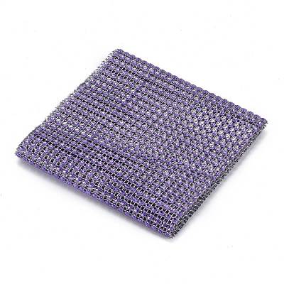 24 Rows Plastic Diamond Mesh Wrap Roll DIY-L049-05G-1