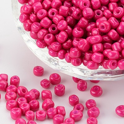 Baking Paint Glass Seed Beads SEED-S003-K5-1