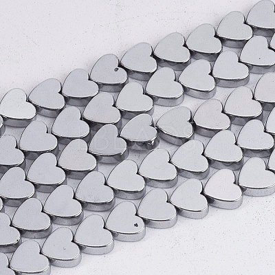 Non-magnetic Synthetic Hematite Beads Strands X-G-Q883-6x6mm-6-1