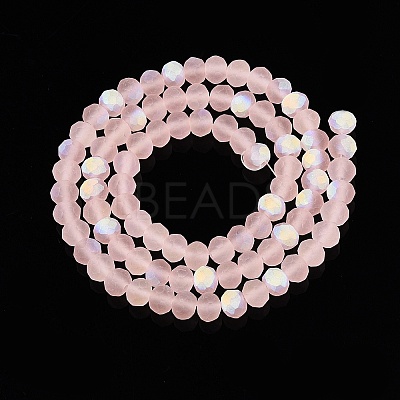 Transparent Glass Beads Strands EGLA-A044-T6mm-MB22-1