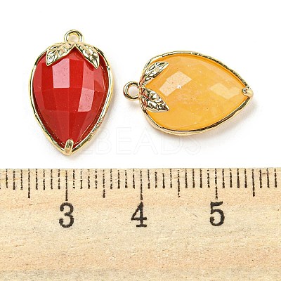 Natural & Synthetic Mixed Gemstone Faceted Pendants G-M431-06G-1