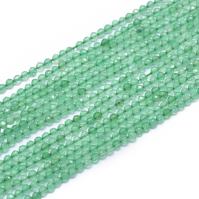 Natural Dyed & Heated Green Onyx Agate Beads Strands X-G-G792-41-1