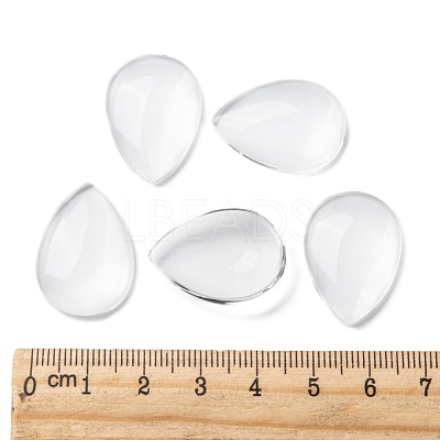 Transparent teardrop X-GGLA-R024-25x18-1