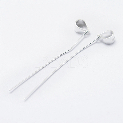 925 Sterling Silver Eye Pin STER-I014-22S-1