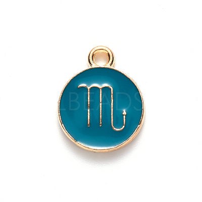 Alloy Enamel Pendants ENAM-S124-01A-05L-1