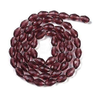 Transparent Glass Beads Strands EGLA-N013-T10mm-D03-1