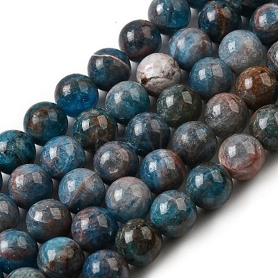 Natural Apatite Beads Strands G-D340-A02-10mm-1