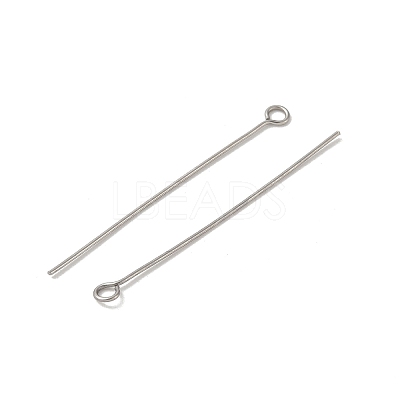 304 Stainless Steel Eye Pins STAS-K293-13P-0.6x40mm-1