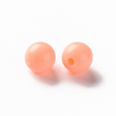Opaque Acrylic Beads X-MACR-S370-C8mm-A33-1