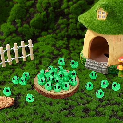 120Pcs Resin Duck Mini Model DJEW-MA0001-07-1