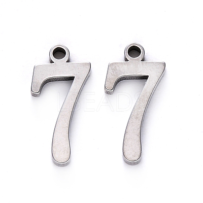 Tarnish Resistant 201 Stainless Steel Charms X-STAS-R108-07-1