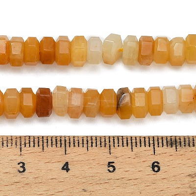 Natural Yellow Aventurine Beads Strands G-G317-A05-3x6mm-1