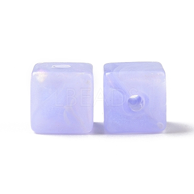 Opaque Acrylic Beads OACR-E014-18D-1