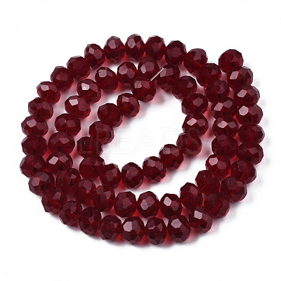 Glass Beads Strands EGLA-A034-T8mm-D32-1