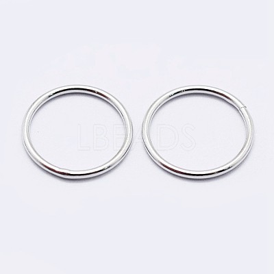 Sterling Silver Closed Jump Rings STER-F036-03P-0.8x5-1