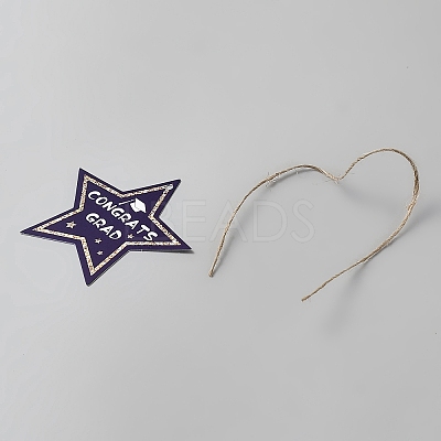 Graduation Season Paper Hanging Banners for Party Decorations AJEW-WH0696-558A-1