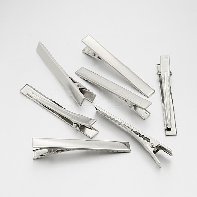Iron Alligator Hair Clip Findings IFIN-A171-08E-02-1
