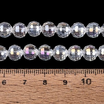 Transparent Glass Beads Strands LS-GLAA-Q107-02A-01-1