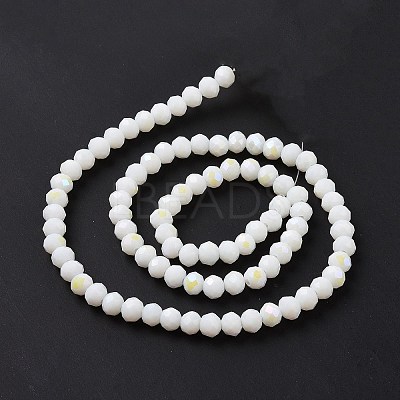 Electroplate Opaque Solid Color Glass Beads Strands LS-EGLA-A034-P10mm-L17-1