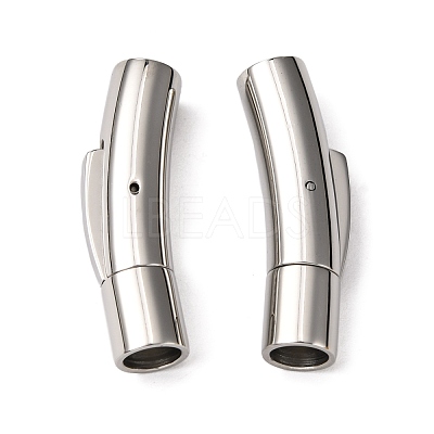 Tarnish Resistant 304 Stainless Steel Bayonet Clasps STAS-I013-5mm-1