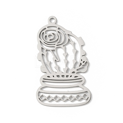 Non-Tarnish 201 Stainless Steel Pendants STAS-K250-10P-1