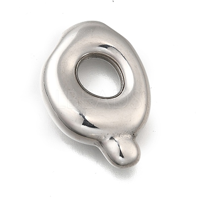 304 Stainless Steel Pendants STAS-S166-02P-17-1