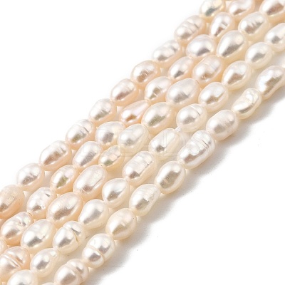 Natural Cultured Freshwater Pearl Beads Strands PEAR-I007-01L-01A-1