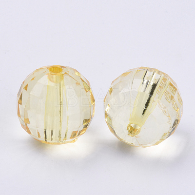 Transparent Acrylic Beads TACR-Q254-20mm-V-1
