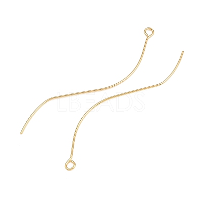 Brass Earring Findings KK-A274-17B-G-1