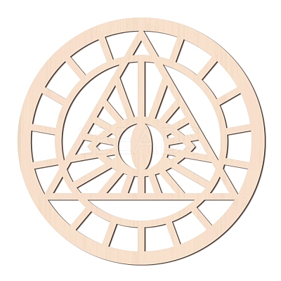 Laser Cut Wooden Wall Sculpture WOOD-WH0101-009-1