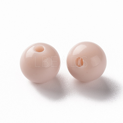 Opaque Acrylic Beads MACR-S370-C10mm-34-1