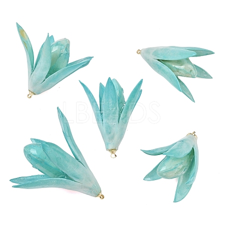 Epoxy Resin & Dried Flower Pendants RE-CBAAE94-05G-1
