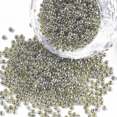 12/0 Imitation Jade Glass Seed Beads SEED-S035-02A-04-1