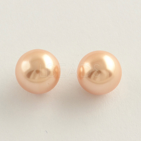 ABS Plastic Imitation Pearl Round Beads X-MACR-R539-16mm-24-1