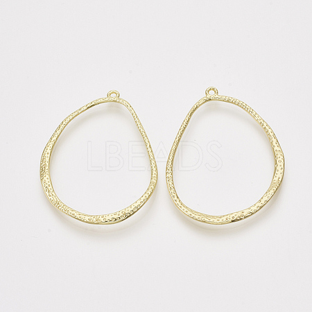 Alloy Open Back Bezel Pendants X-PALLOY-S121-85-1