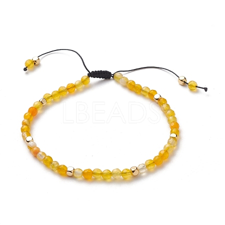 Adjustable Nylon Thread Braided Bead Bracelets BJEW-JB05508-04-1