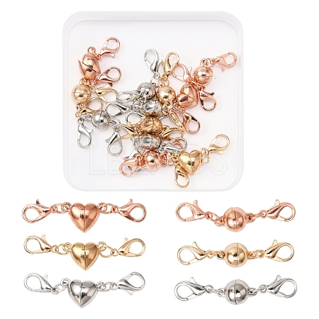 12Sets 2 Style Alloy Magnetic Clasps Converter FIND-YW0001-39-1