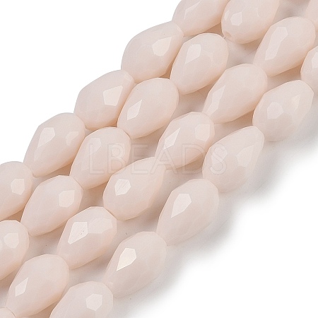 Opaque Solid Color Beads Strands EGLA-N013-P8mm-D08-1