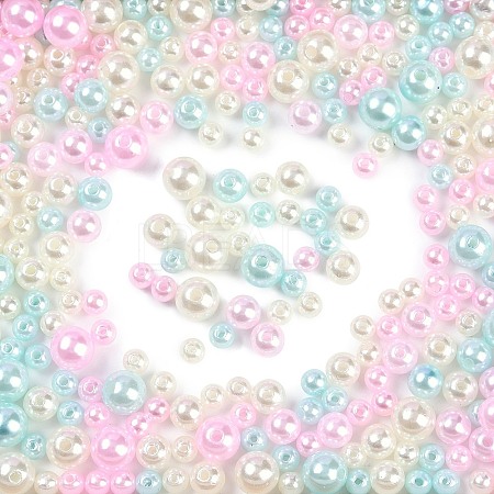 ABS Plastic Imitation Pearl Beads KY-G030-01B-1
