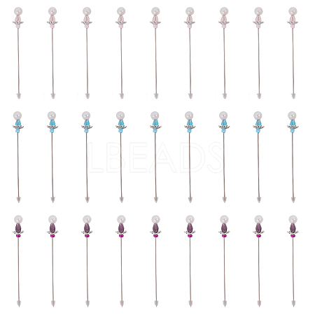 27Pcs 3 Styles Iron Head Pins DIY-GO00010-1
