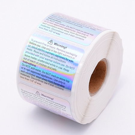 PVC Self Adhesive Kraft Paper Label Tag Stickers DIY-WH0199-22-1