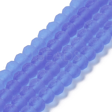 Transparent Glass Beads Strands EGLA-A034-T6mm-MD14-1