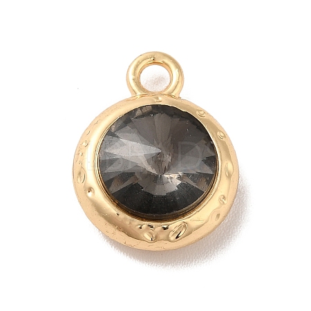 Glass Pendants PALLOY-O106-21G-02-1