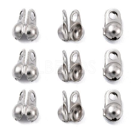 304 Stainless Steel Bead Tips STAS-R063-22-1