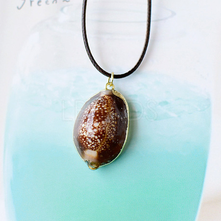 Natural Conch and Shell Pendant Necklaces YJ0466-13-1