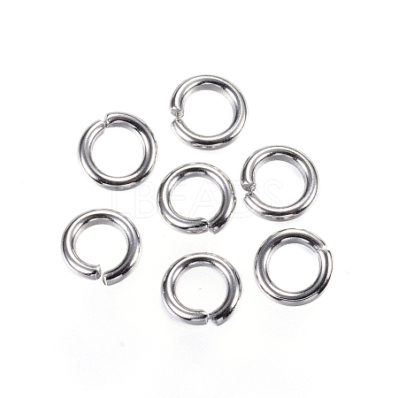 Tarnish Resistant 304 Stainless Steel Open Jump Rings A-STAS-D448-098P-5mm-1