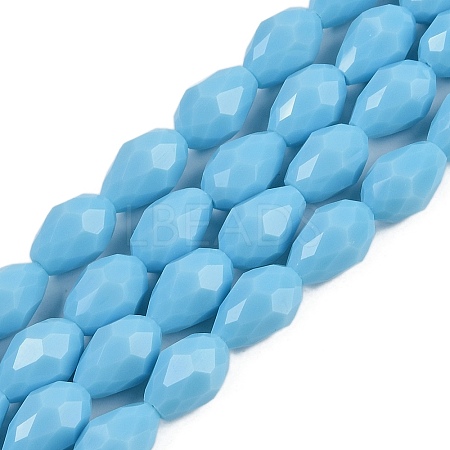 Opaque Solid Color Beads Strands EGLA-N013-P4mm-D10-1